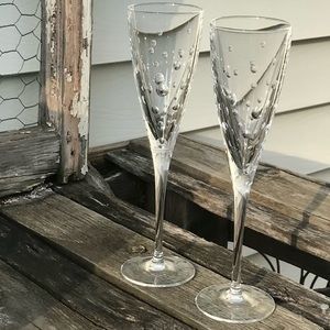 Pair JG Durand Celebration Toasting Flutes 🥂